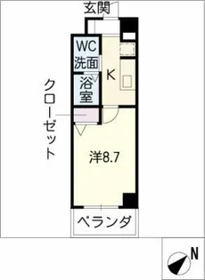 セピアコート【3階】の間取り