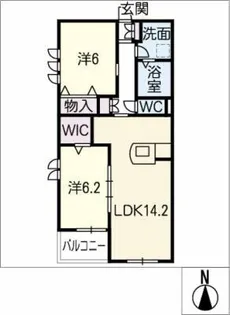 Libra【2階】の間取り