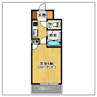 フォルム博多【11階】の間取り