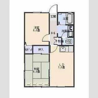 ウィーグルⅡ【2階】の間取り