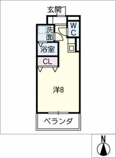 サン・名駅太閤ビル【8階】の間取り