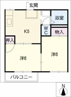 パークハウス呼続【1階】の間取り