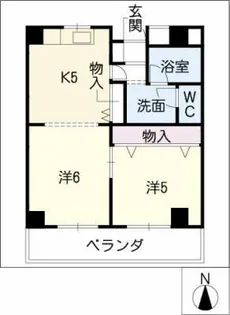 ライブ桜山【4階】の間取り