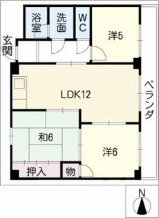 アレフⅤ【3階】の間取り