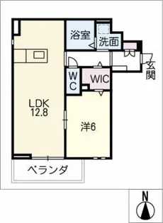 ラシーネ御器所【3階】の間取り