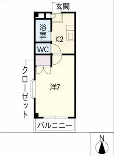 エクセレンス浄水【1階】の間取り