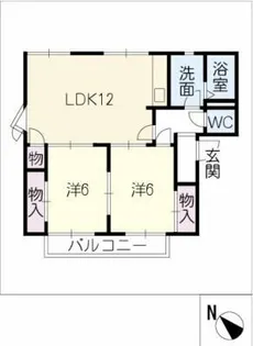 フレグランス外神【2階】の間取り