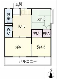 グリーンハイツ泉【101号室】の間取り