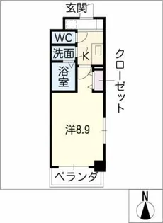 Fine吹矢【3階】の間取り