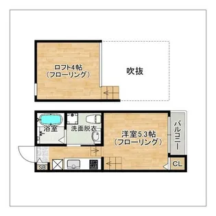 プレシャスソルーナ箱崎【103号室】の間取り
