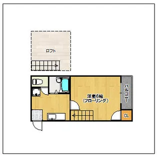 マリーコーポI【2階】の間取り