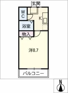 室田アパート【2階】の間取り