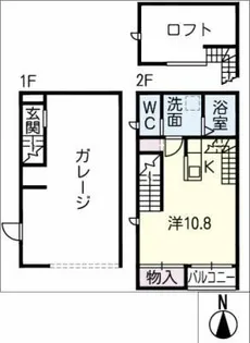 GAREX 218 S棟【2階】の間取り