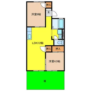 ファミール城東【1階】の間取り