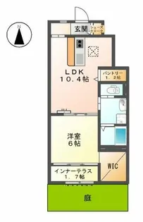 ルミエールはとり【1階】の間取り
