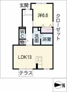パストラル【1階】の間取り