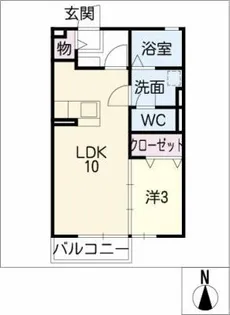 シャルム3【1階】の間取り