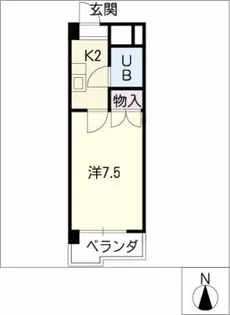 デンマークハイツ【3階】の間取り