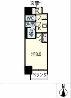 プレサンス大曽根駅前ファースト【4階】の間取り