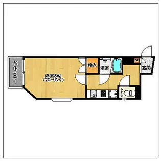 フォルム福大西【5階】の間取り