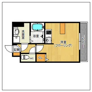 クレアーレ大野城【303号室】の間取り