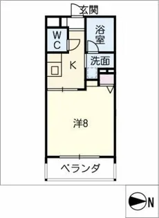 ハイム瑞穂通【2階】の間取り