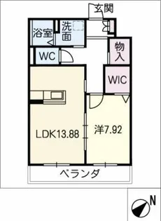 GOTANDA-VILLAⅢ【3階】の間取り
