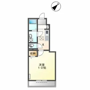 エスポワール港本町【1階】の間取り