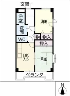 ピュアS.T【3階】の間取り