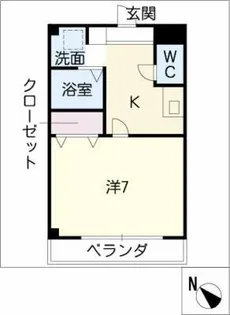 K・ドミール50【2階】の間取り