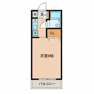 エクセランス小池【1階】の間取り
