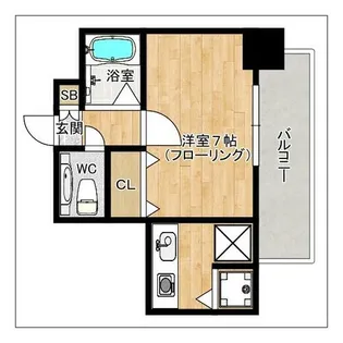 スプール浄水通り【9階】の間取り