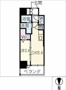 エステムコート名古屋上前津【5階】の間取り