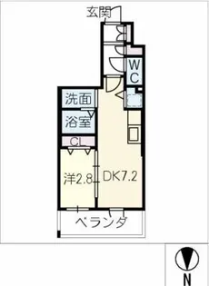 エステムコート名古屋上前津【10階】の間取り