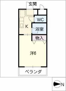 メゾン ハクサン【3階】の間取り
