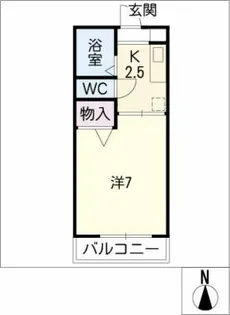 鈴の和ハイツ【1階】の間取り