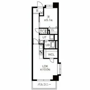 キャッスル常滑【9階】の間取り
