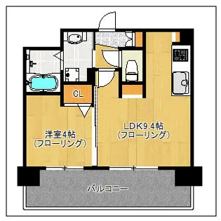 三島マンション博多駅東【5階】の間取り