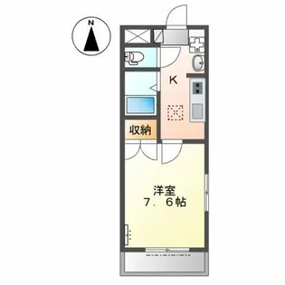 ルミナスハイム美濃池【1階】の間取り