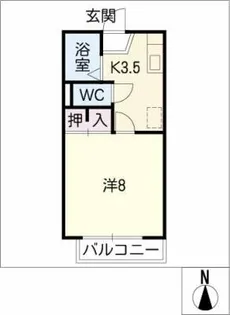 クリオコート【2階】の間取り