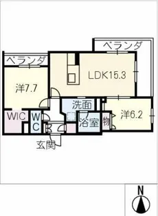 アンビエラ【4階】の間取り