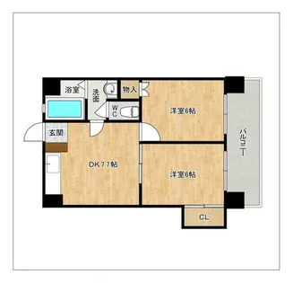 マナホームビルII【203号室】の間取り