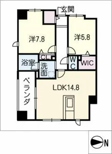 AVANTY DAIKAN【10階】の間取り