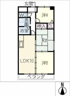 イゾラグランデ【1階】の間取り