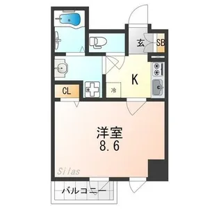 DCガーデン京都西【7階】の間取り