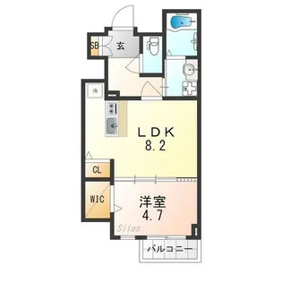 DCガーデン京都西【4階】の間取り