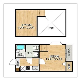 ピュア箱崎東七番館【202号室】の間取り