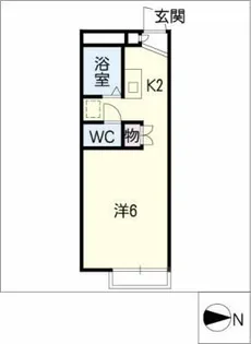 ALEGRIA【1階】の間取り