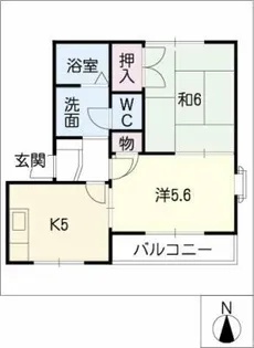 ボヌール【1階】の間取り