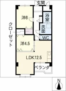 第二水野マンション【3階】の間取り